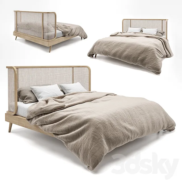 Rattan Bed MB03 3DSMax File