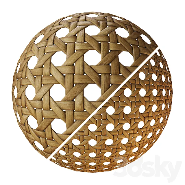 Rattan canvas 3dsMax Model