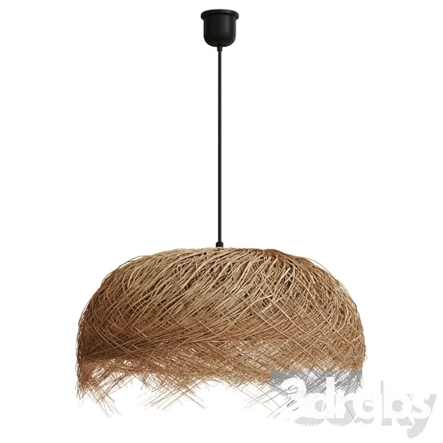 Rattan chandelier samai la redoute