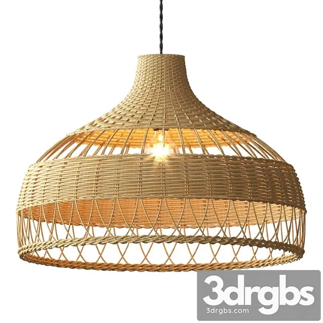 Rattan lighting