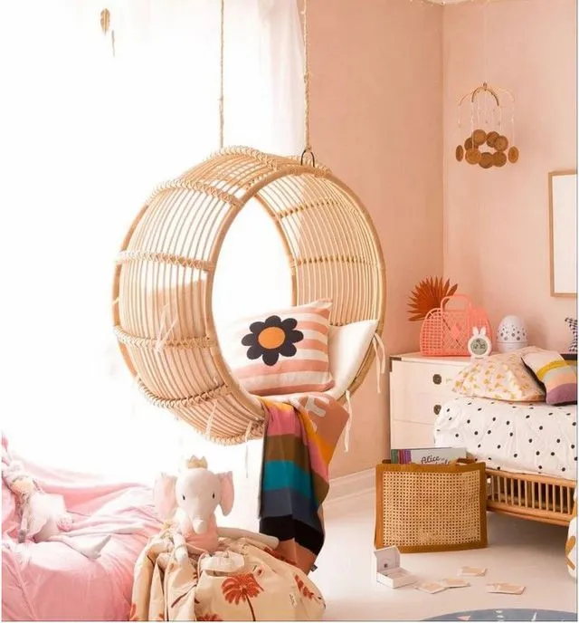 Rattan swing chair natural 3dsMax Model