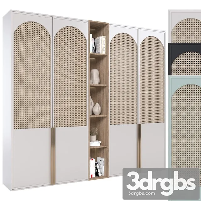 Rattan wardrobe furniture 02