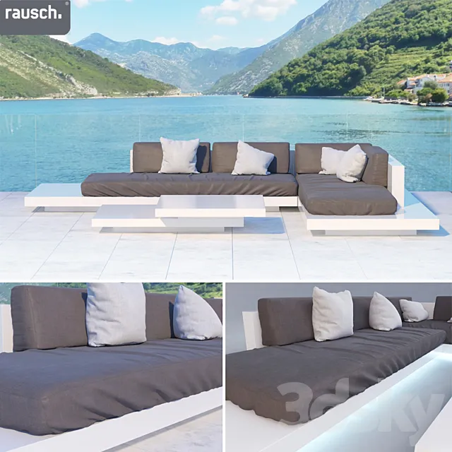 Rausch Platform. a sofa and a table 3DSMax File