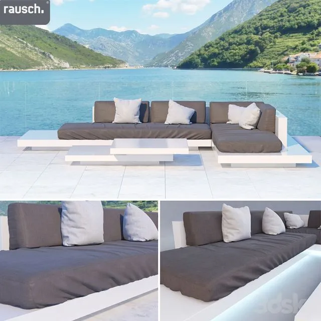 Rausch Platform a sofa and a table 3dsMax Model