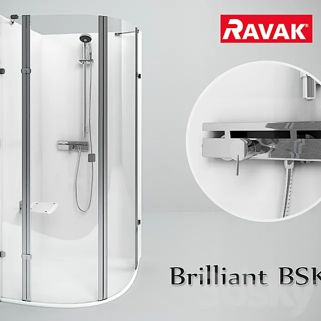 Ravak Brilliant BSKK4 3ds Max