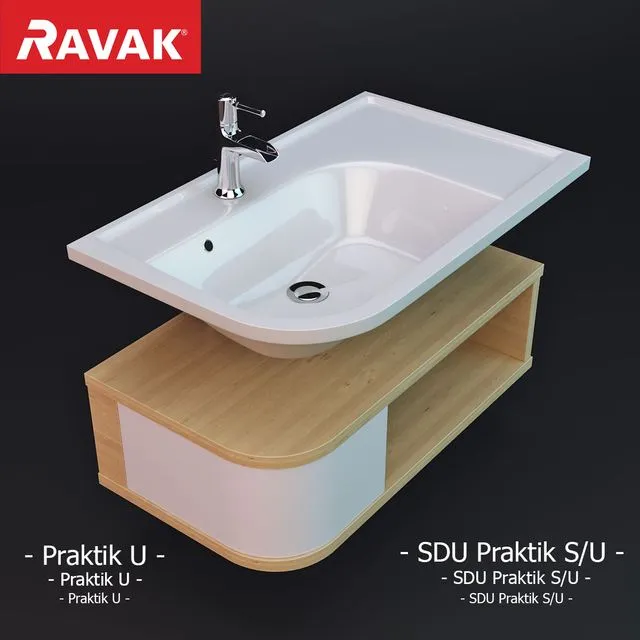 Ravak Praktik U 3dsMax Model