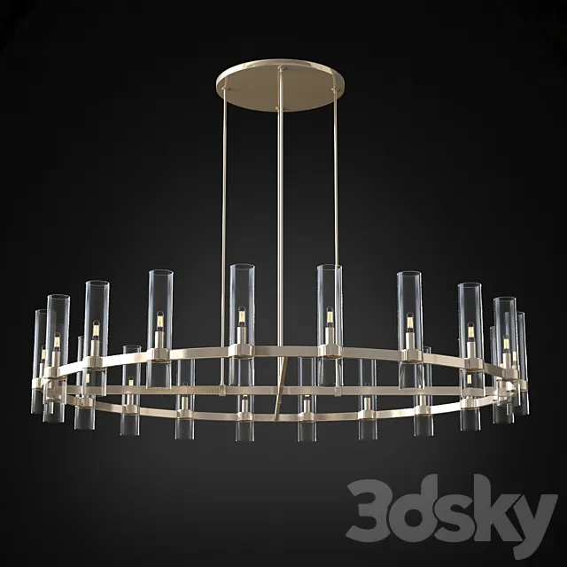 Ravelle Round Chandelier 60 ” 3DS Max Model