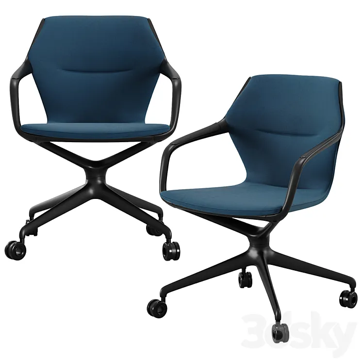 Ray Castor Base Chair 3DS Max