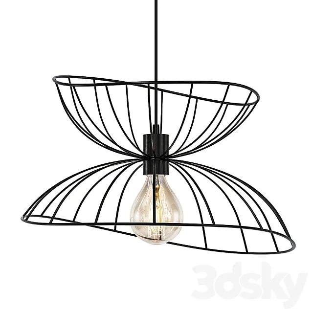 Ray ceiling lamp 3DS Max Model