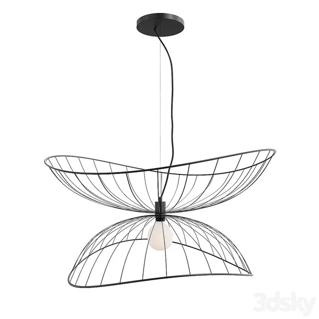 Ray Pendant 70 Black 3dsMax Model