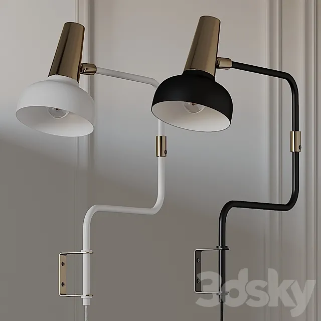 Ray Wall Sconce by BANKERYD 3DSMax File