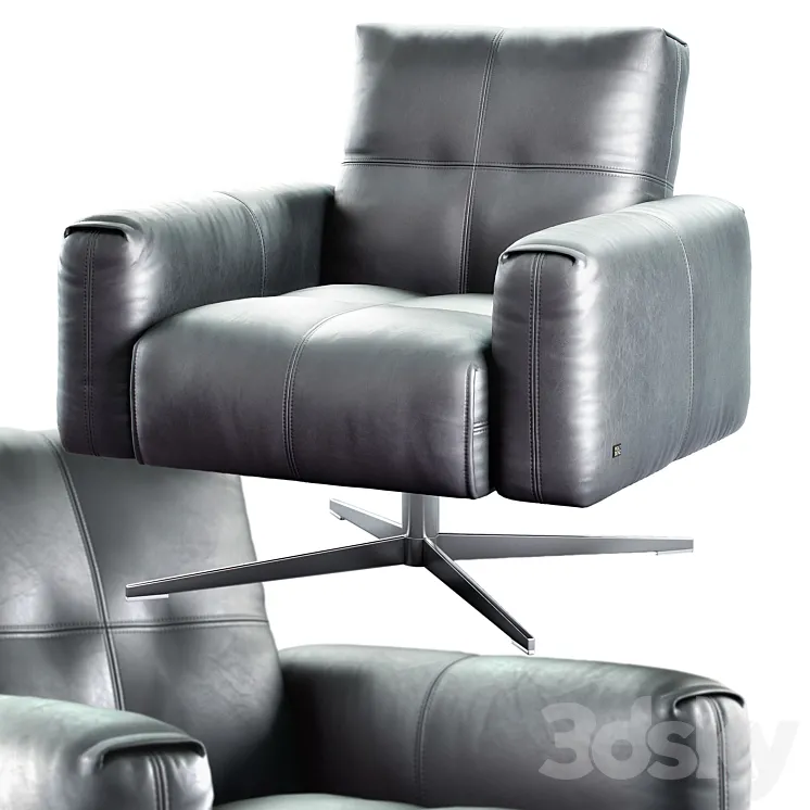 RB50 armchair by Rolf Benz 3DS Max