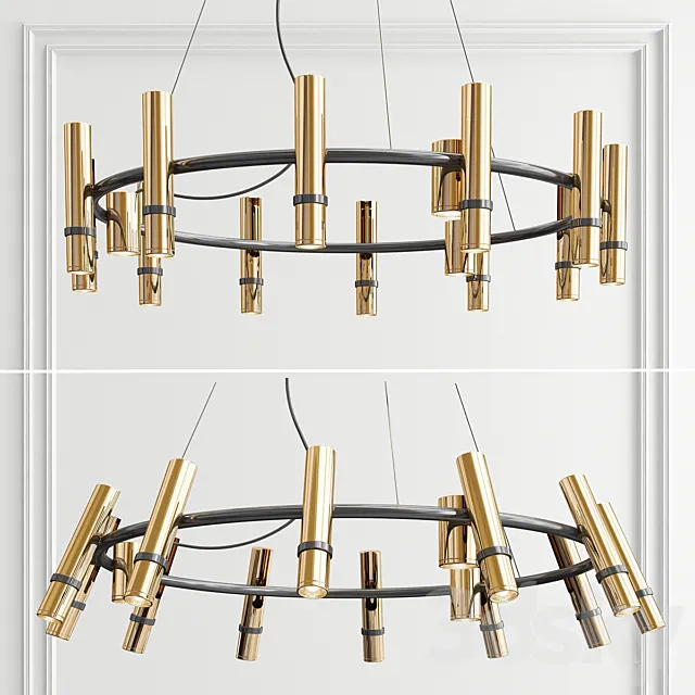 React r chandelier 3DS Max Model
