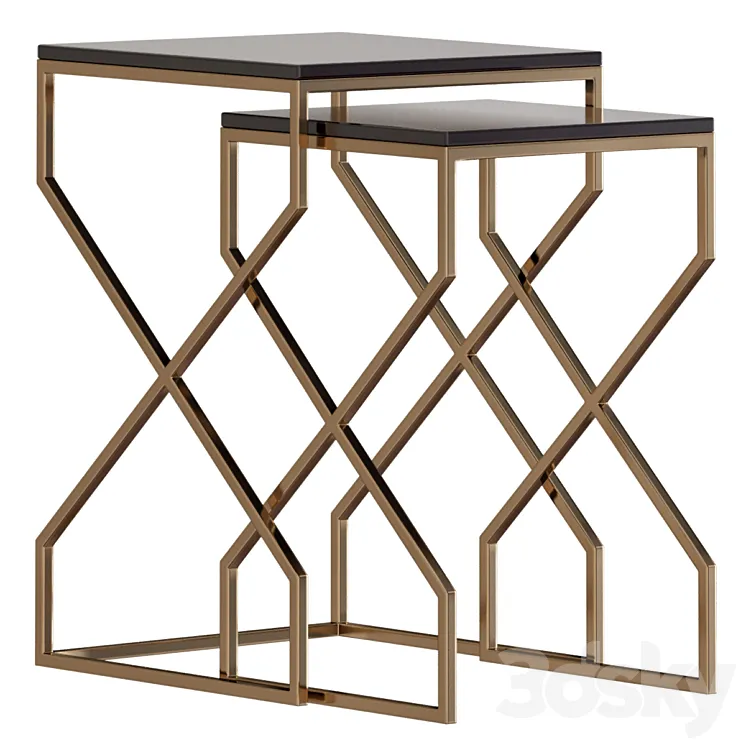 Reagan Nesting End Tables 3DS Max