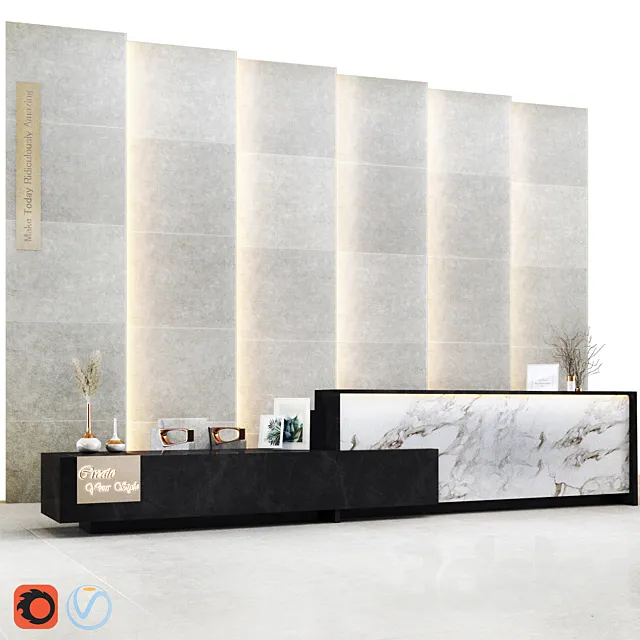 Reception 3DS Max Model
