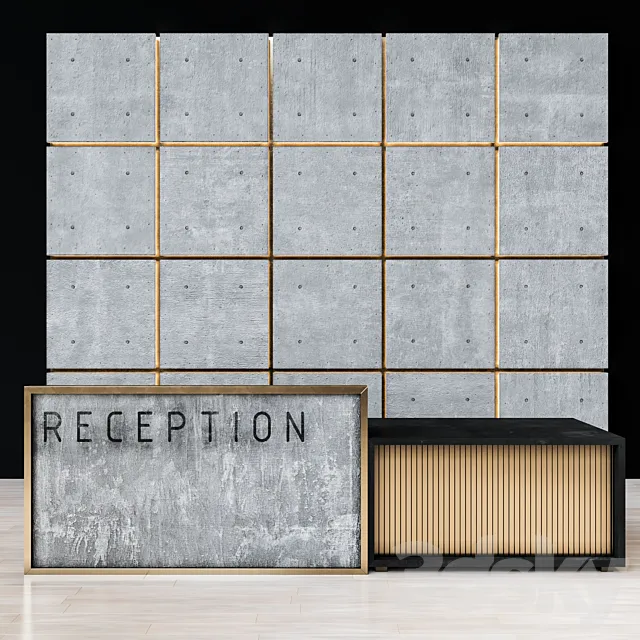 RECEPTION-8 3ds Max