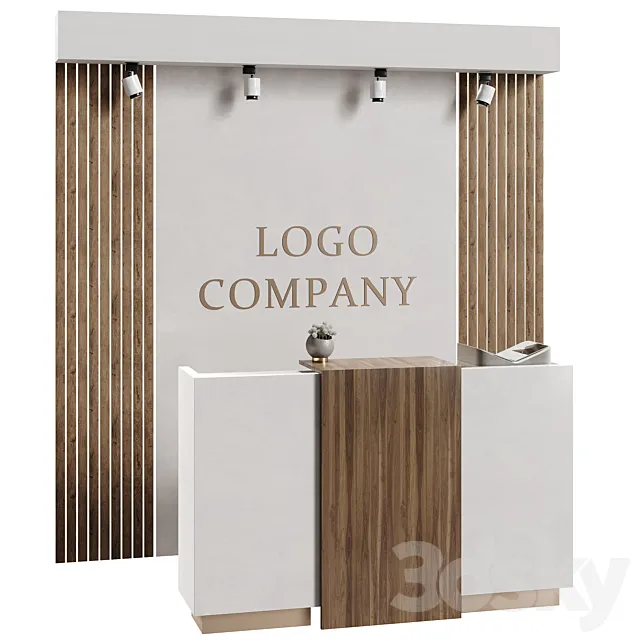 Reception area 3ds Max