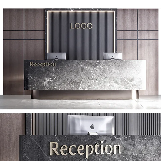 Reception Design 01 3ds Max