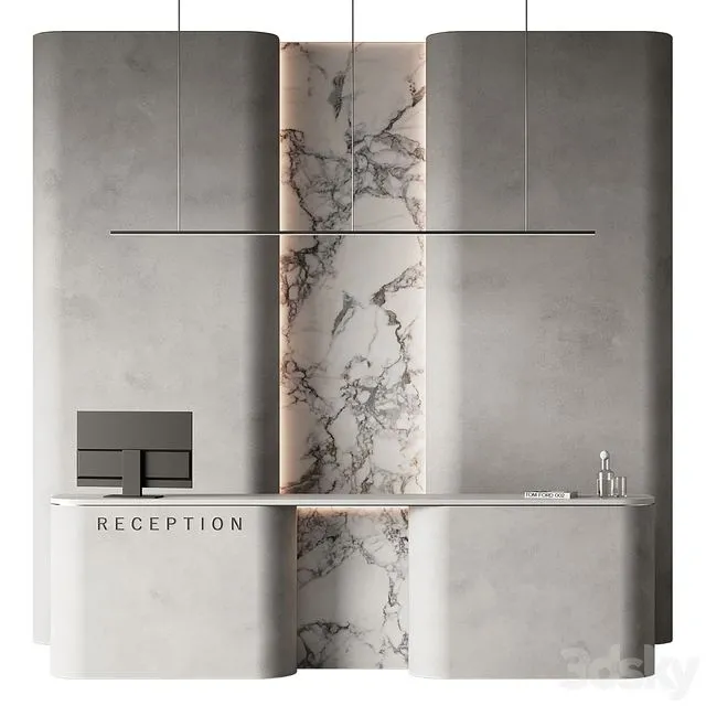 Reception Desk 07 3dsMax Model