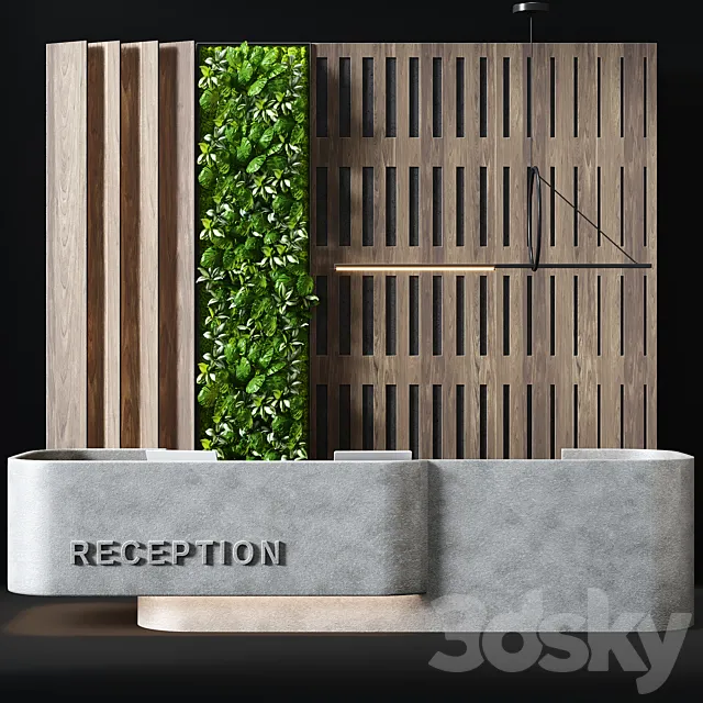 Reception desk 13 3DS Max Model