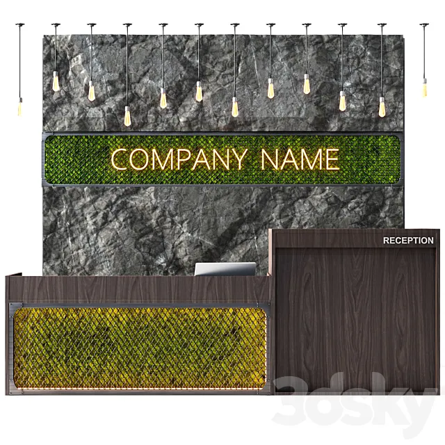 Reception desk 4 3ds Max