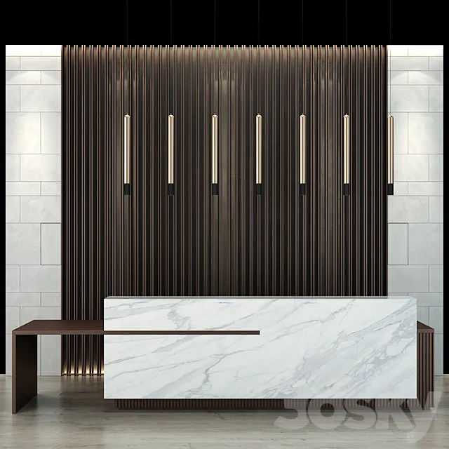 Reception set 05 3DS Max Model