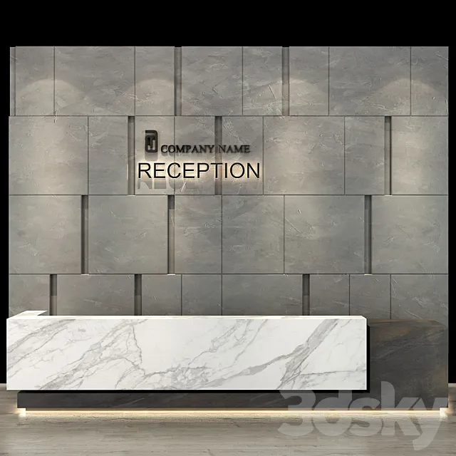 Reception set 07 3DS Max Model