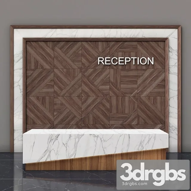 Reception Wall Panel 1 3dsmax Download