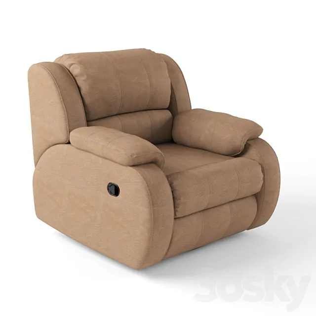 Recliner Chair 3DS Max Model