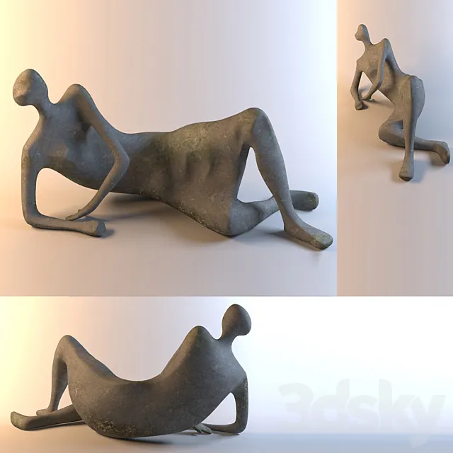 Reclining Figure 3ds Max