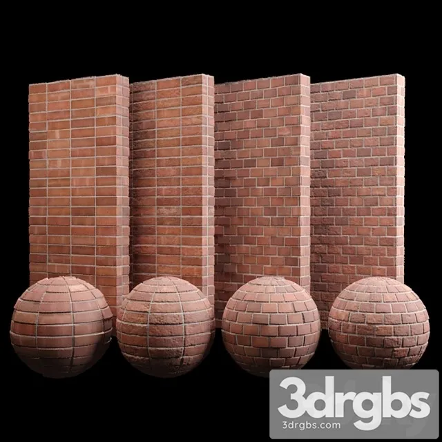 Red brick tiles 02