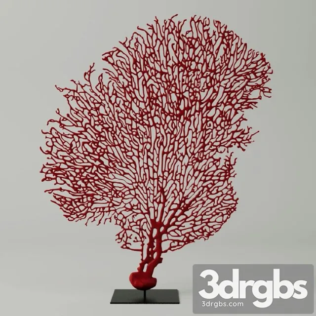 Red Gorgonaria Decoration 3dsmax Download