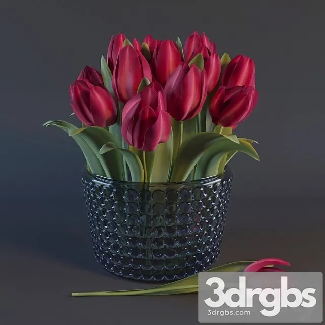 Red Tulips 1 3dsmax Download