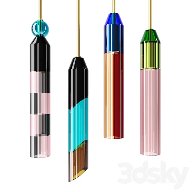 Reflections Copenhagen CARNIVAL Pendant Light 3ds Max