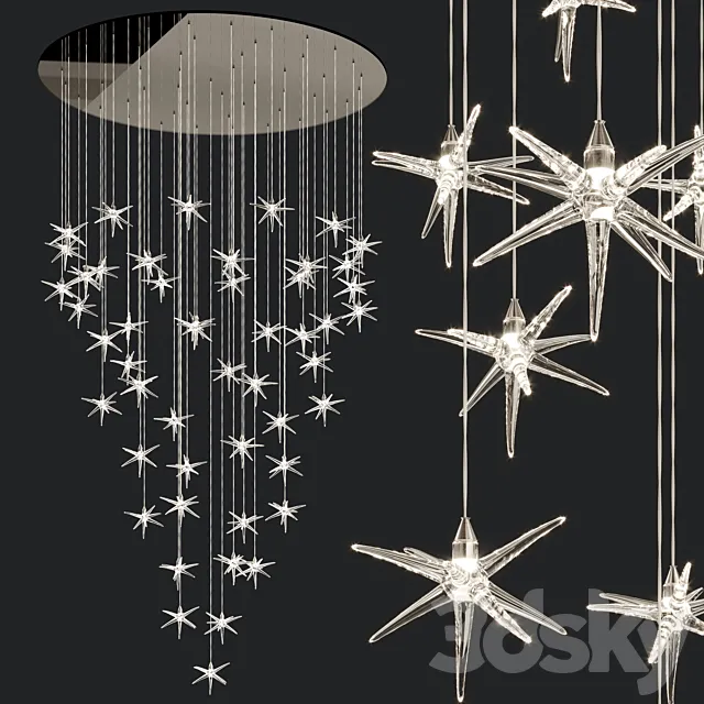 Reflex Angelo Stella 50 stars 3DS Max Model