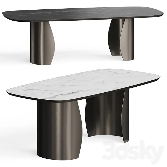 Reflex Petalo 72 Dining Table 3DS Max Model