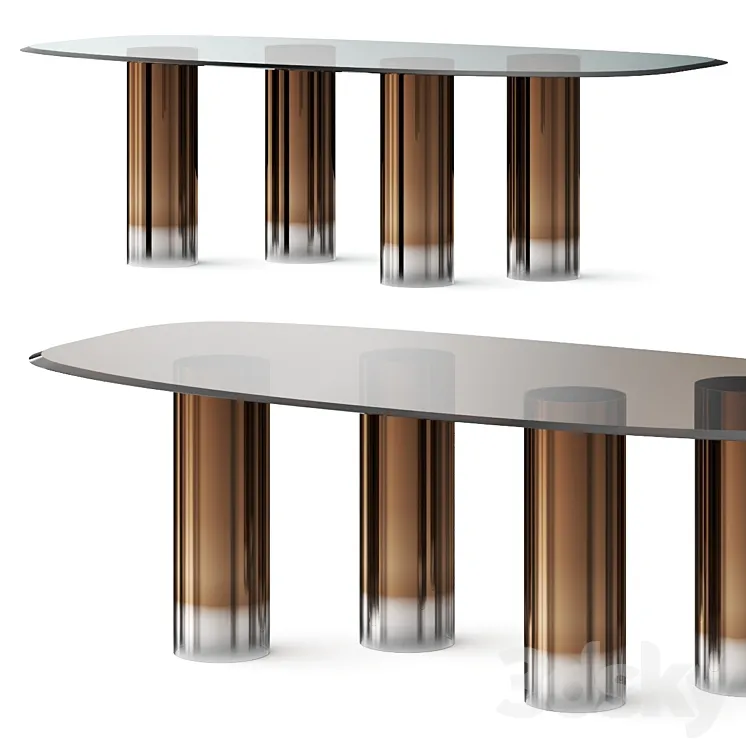 Reflex Signore Degli Anelli 72 Dining Table 3DS Max