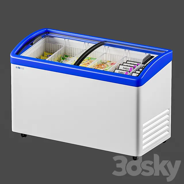 Refrigerated chest 3ds Max