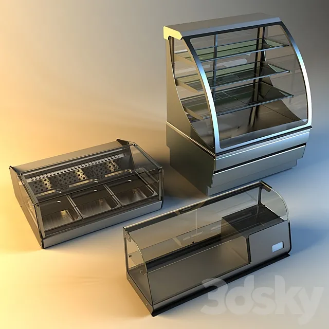 Refrigerated display cases 3DSMax File