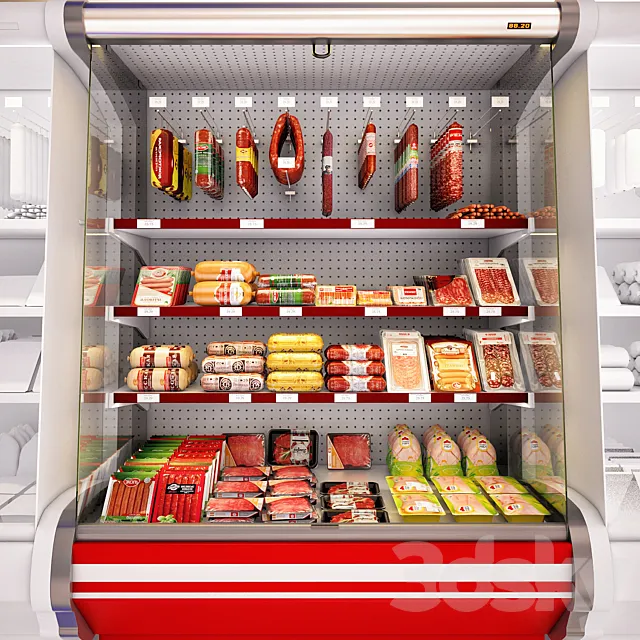 Refrigerated showcase Fortune_2 3DS Max Model