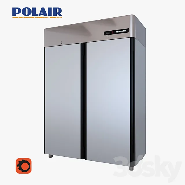 Refrigerating cabinet POLAIR CM110-GK 3ds Max