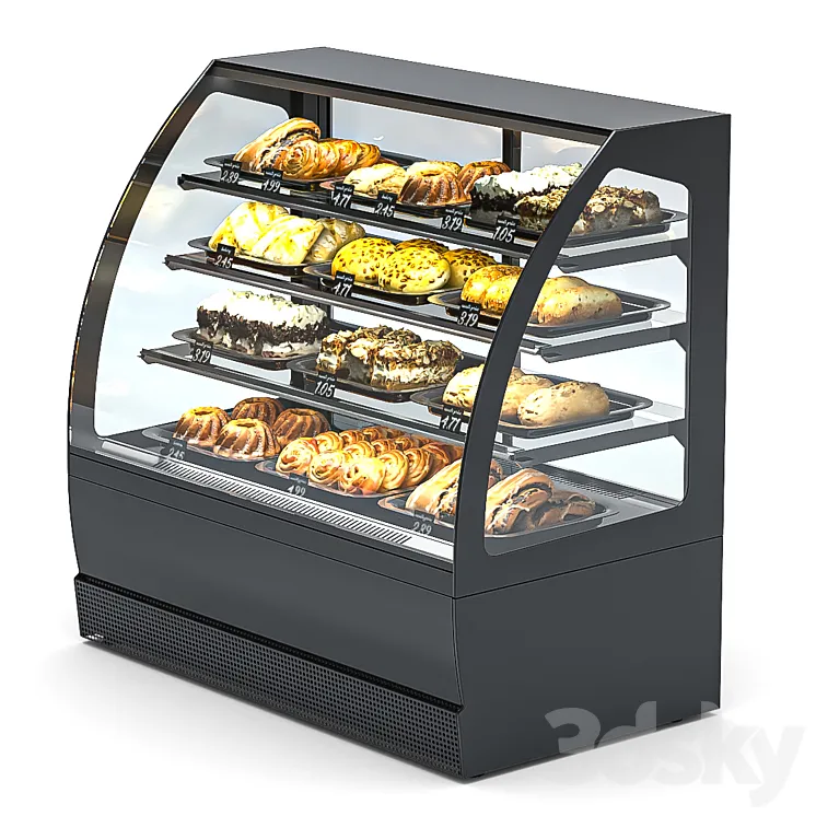 Refrigeration showcase 3DS Max Model