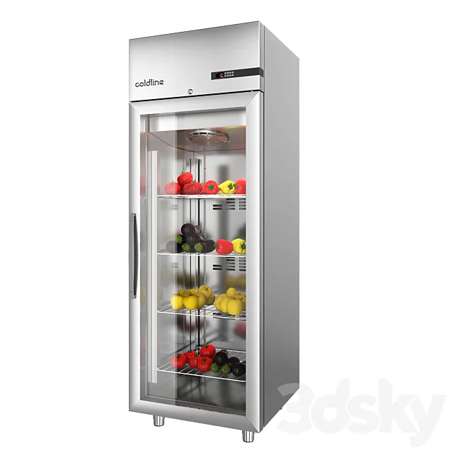 Refrigerator Armadio Master 3ds Max