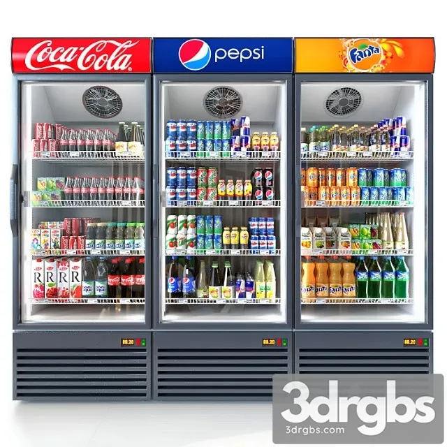 Refrigerator coca-cola
