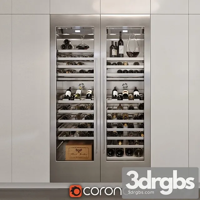 Refrigerator for wine gaggenau rw 464 2 3dsmax Download