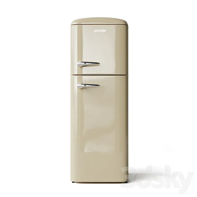 Refrigerator Gorenje RF 60309 3DS Max Model