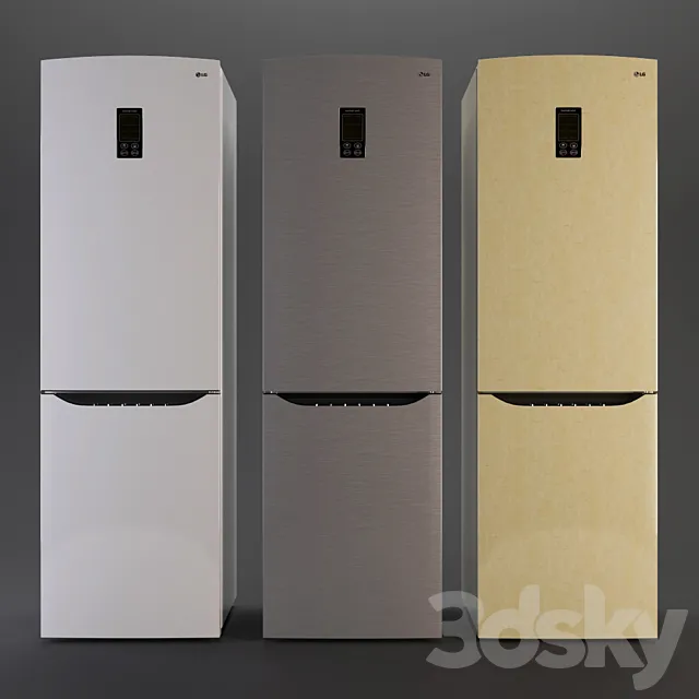 Refrigerator LG GA-B489SMQZ 3DSMax File