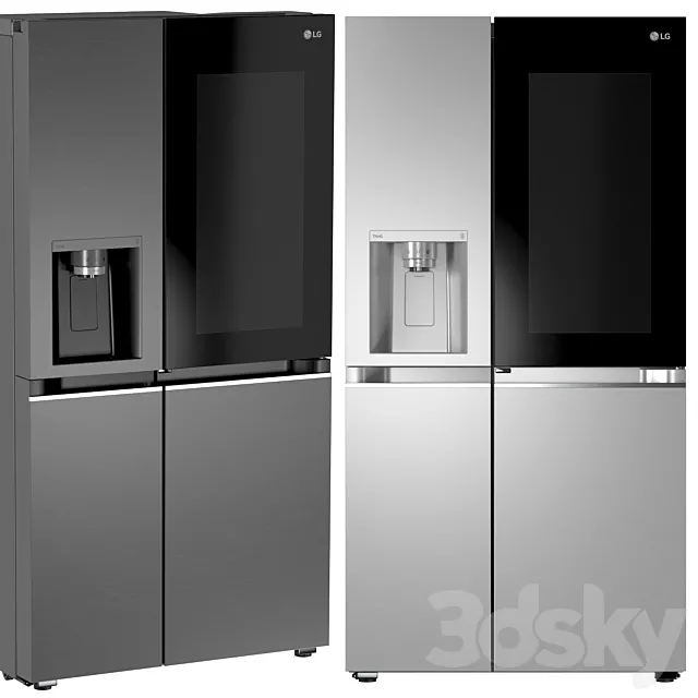 Refrigerator LG GC-X257CAEC 3ds Max