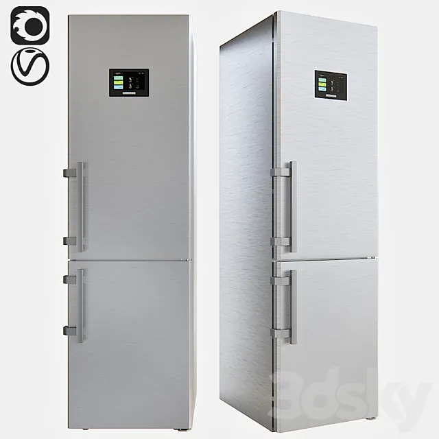 Refrigerator LIEBHERR CBNPES 4878 3ds Max