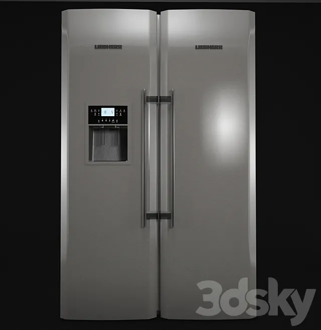 Refrigerator Liebherr SBSes 8283 3DS Max Model